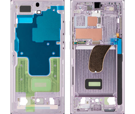 Rama / Carcasa / Mijloc, ecran Samsung Galaxy S23 Ultra, Original Service Pack, Lavender