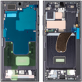 Rama / Carcasa / Mijloc, ecran Samsung Galaxy S23 Ultra, Original Service Pack, Negru Phantom Black