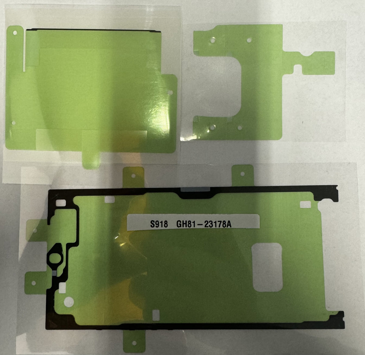 Set Dublu adeziv Original pentru montare display samsung S23 Ultra