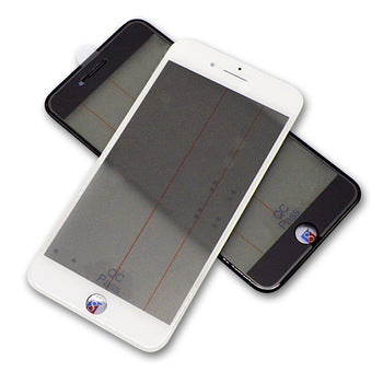 Sticla Geam cu rama Oca si polarizator pentru Iphone 6 Alb