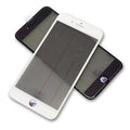 Sticla Geam cu rama Oca si polarizator pentru Iphone 7 Alb