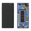 Display cu touchscreen si rama Samsung Galaxy Note 8 N950 Blue
