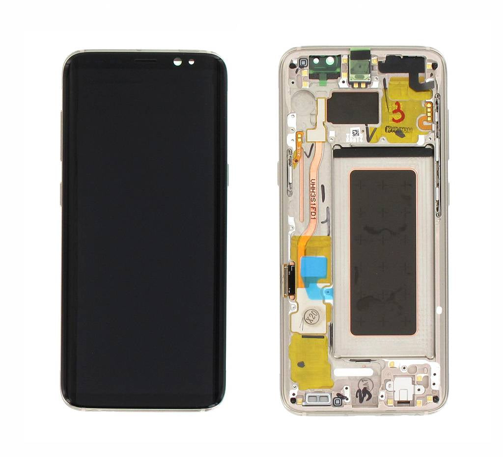 Display cu touchscreen si rama Samsung Galaxy S8 G950f Gold