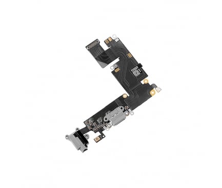 Banda cu conector incarcare / date audio si microfon Apple iPhone 6 Plus gri